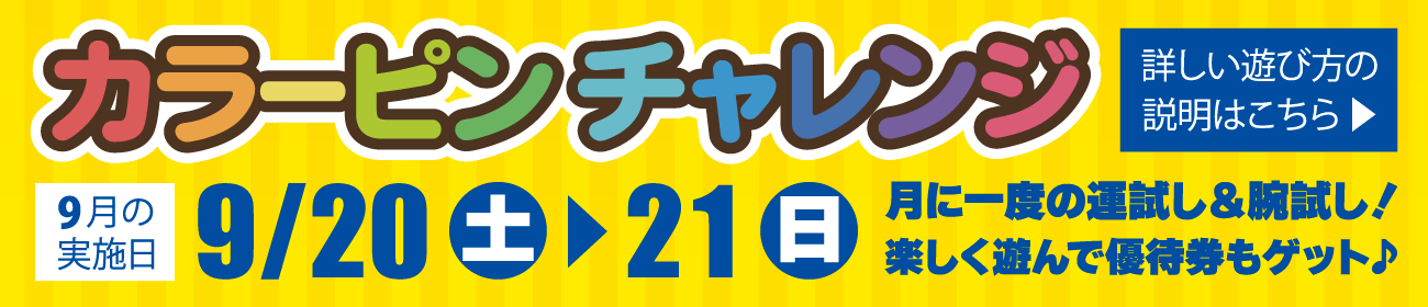 カラーピンチャレンジ