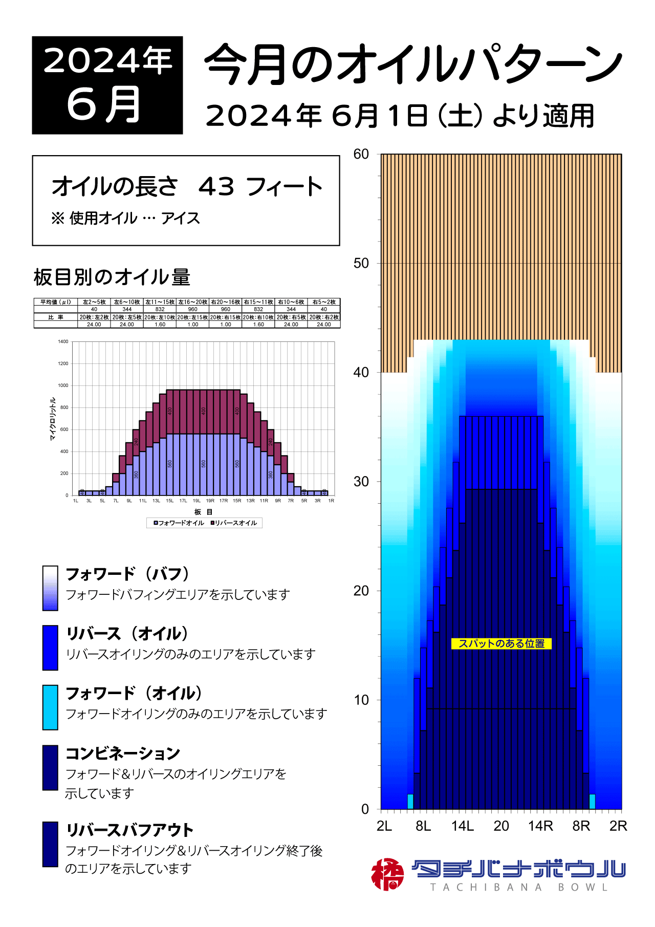 2024年6月のオイルパターン